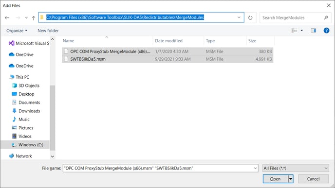 1588 - AddMergeModules