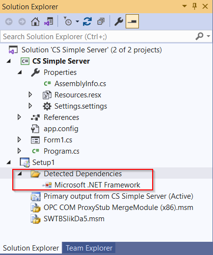 1588 - DetectedDependencies