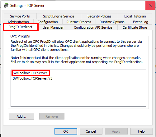 1807 - ProgIDRedirect