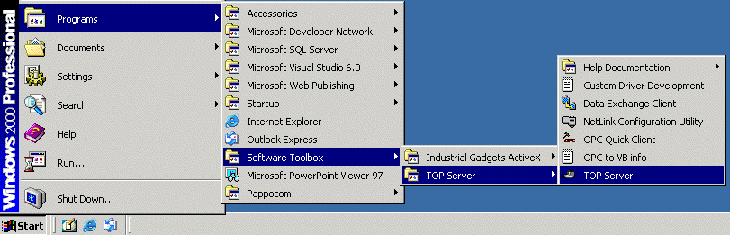 Cimplicity Video Server Computer Setup Using Cimplicity to Connect to TOP Server