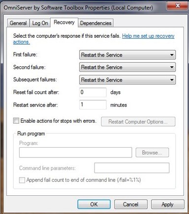 3007 - RecoveryPropertiesApplied