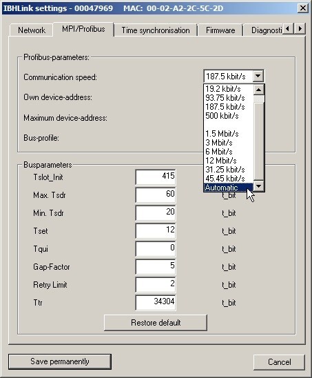 mpi-profibus-settings