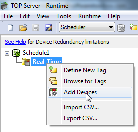 TOP Server 5: Scheduler Plug-In Setup Guide