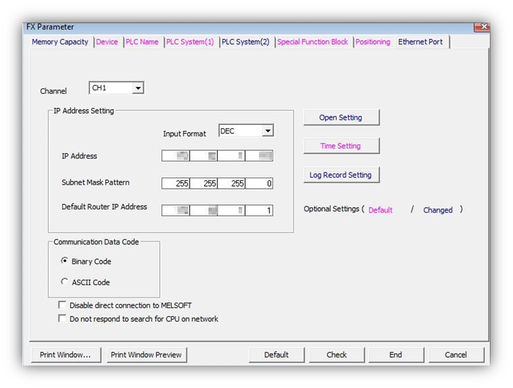 Connecting TOP Server to Mitsubishi FX3U with FX3U-ENET-ADP Module