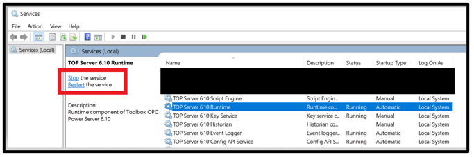 3976 - RestartService