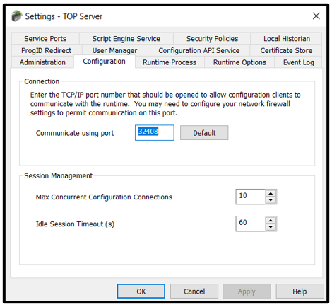 3976 - TOPServerPortNumber