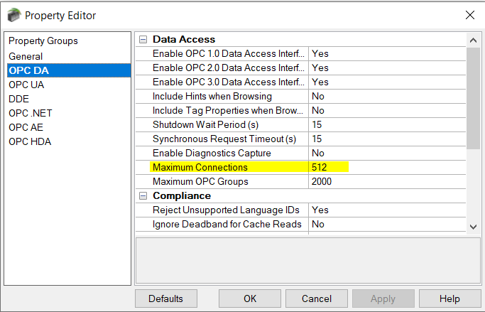 4051 - DAMaxConnections