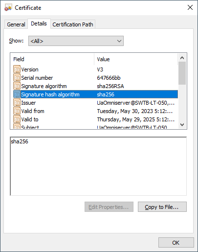 4079 - CertificateAlgorithm