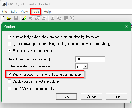 4111 - QuickClientOptions