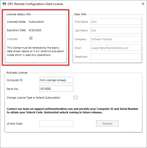4124 - LicenseStatus